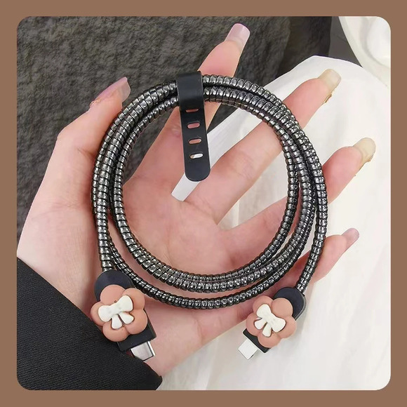 Sweet Bear iPhone Charger Cover Cable Protectors P18 - Picture 3 of 5